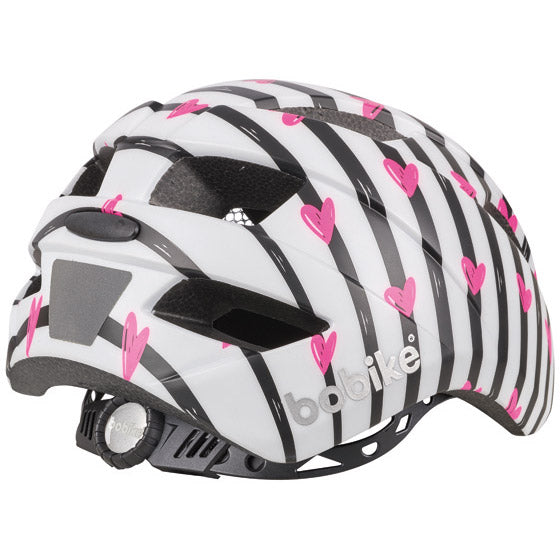 Kinderhelm Bobike Plus Pinky Zebra S (52-56 cm) bianco