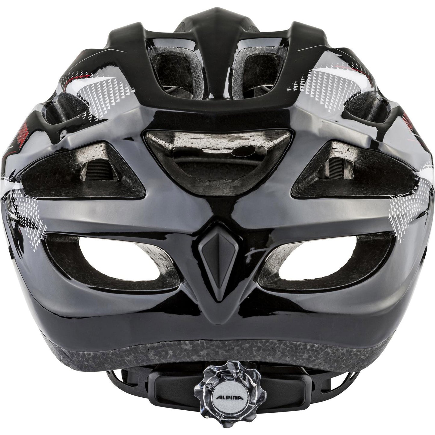 Olympic Sportswear Sports Sports Mtb Helm MTB17 54-58 Gloss Black White Red