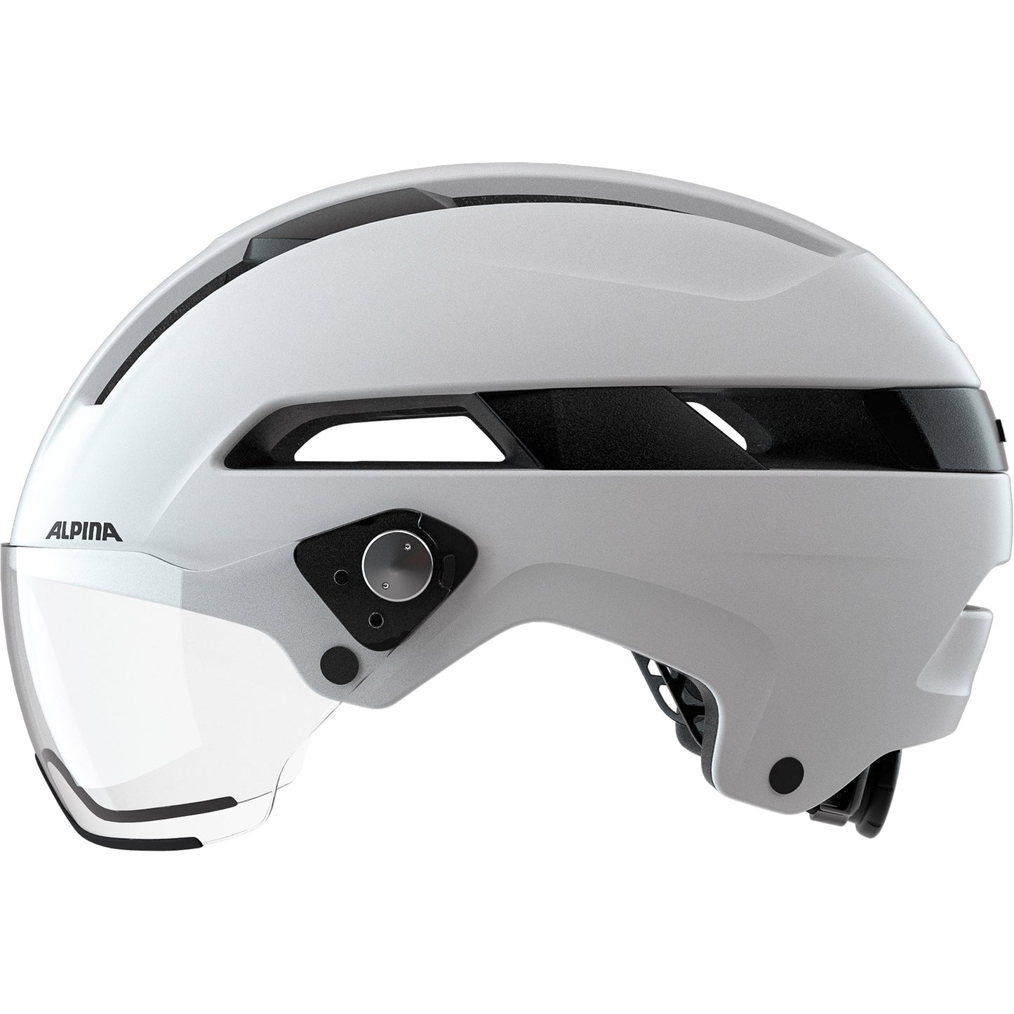 Olympic sportswear alpina sports urban helm soho visor 51-56 mat wit