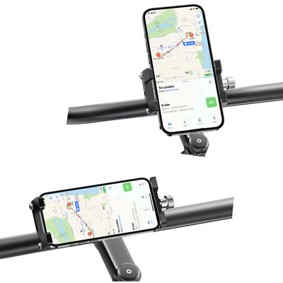 Porta telefono rixus per abbigliamento sportivo olimpico rxhb06 <6.7 alluminio nero