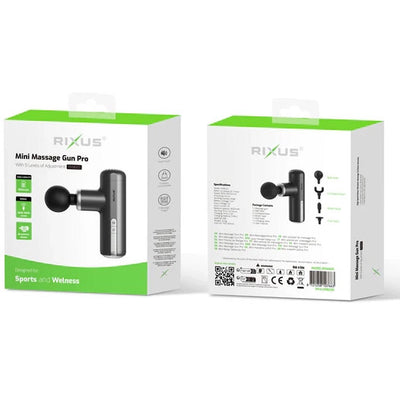 Abbigliamento sportivo olimpico rixus mini pistola da massaggio pro rxmg01