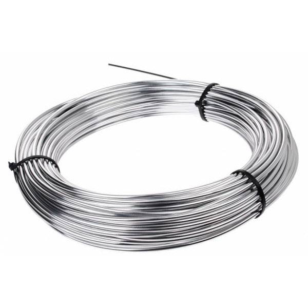 Saccon rol buitenkabel rem (per 50m) chroom dt15005
