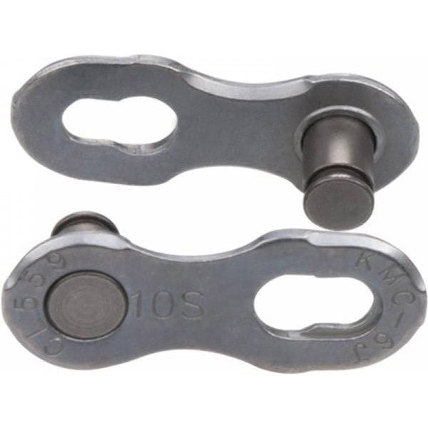 KMC Missinglink x10 R Silver Ept - Cadena de bicicletas de 10 velocidades - 40 piezas