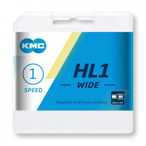 KMC Kitting 1 2x1 8 100 HL1 largo argento