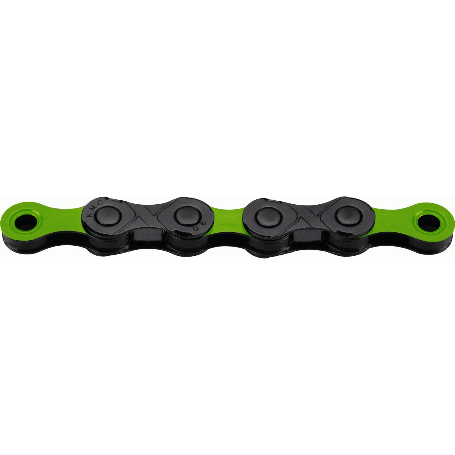 Cadena de bicicleta KMC DLC 12 126 Schakels - 5.2 mm - negro verde