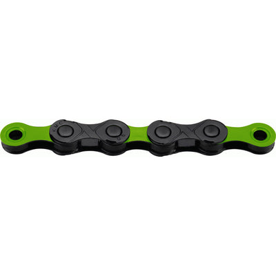 Cadena de bicicleta KMC DLC 12 126 Schakels - 5.2 mm - negro verde