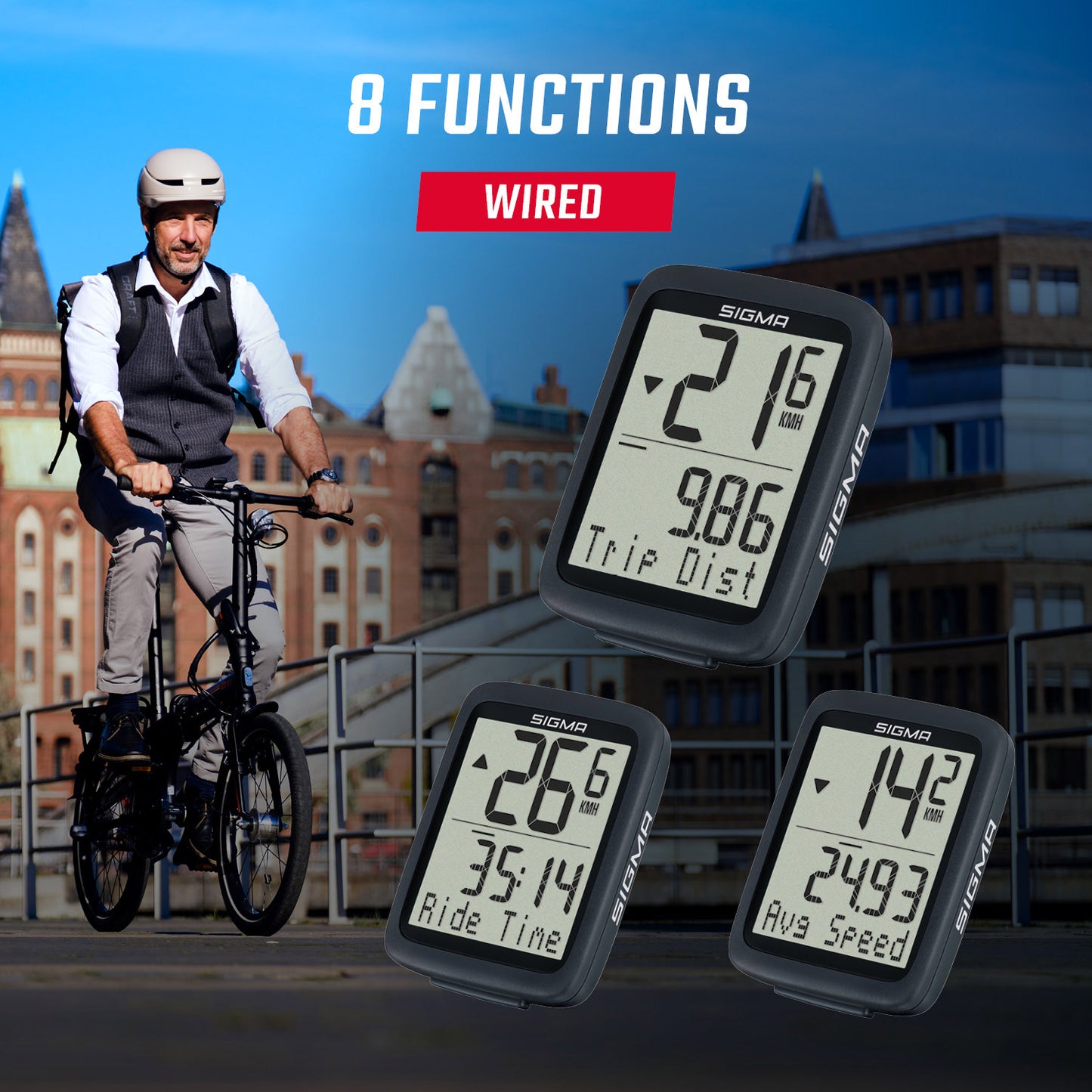 Sigma BC 8.0 WR Computer Roads 8 Funnies 08210