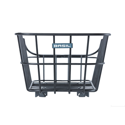 Basil Cento Alu WSL - Canasta trasera - 22 litros - Matt Black