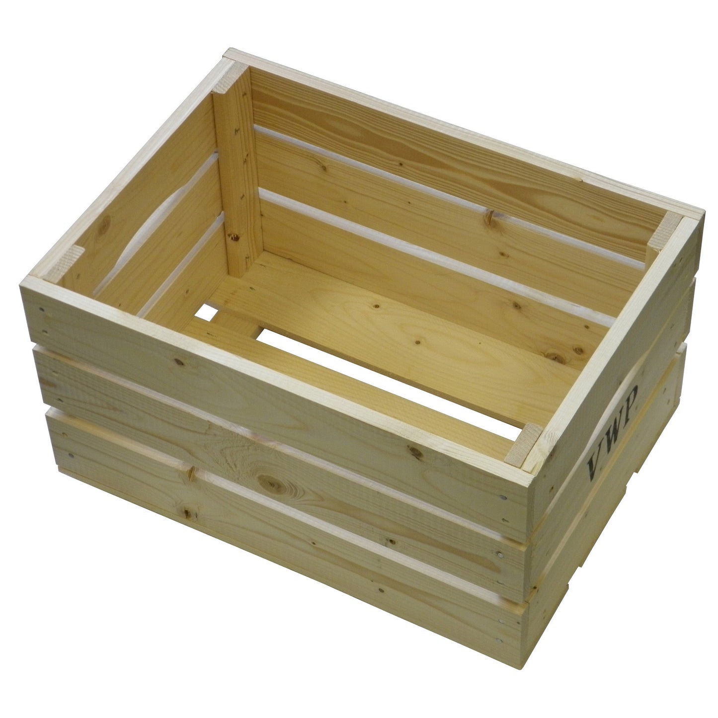 cassa in bicicletta in legno naturale 40 litri