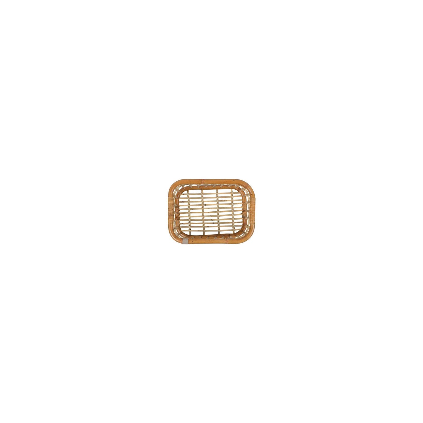 Basil Green Life - cestino per biciclette Rattan - Medium - Terra Naturale Brown