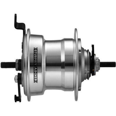 SturmeyArcher Versnellingsnaaf Sturmey Archer RXL-RD5 Rotary 5 speed voor trommelrem 90 mm incl. versteller en toebehoren