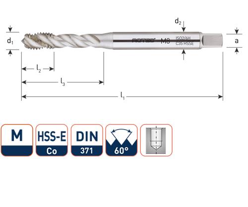 Rubinetto macchina Rotec din376 m24 cieco