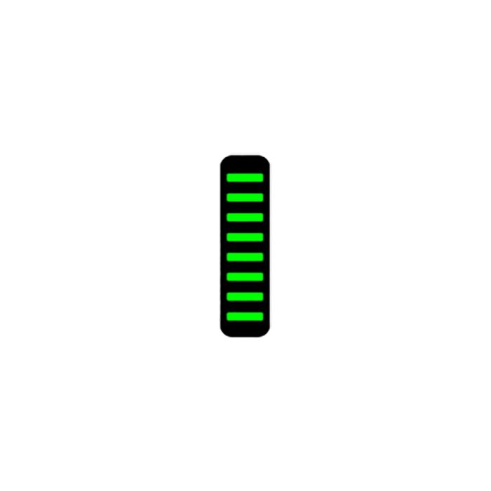 Fascetta per cavi Rrp proguard - anteriore - adesiva - standard - verde neon