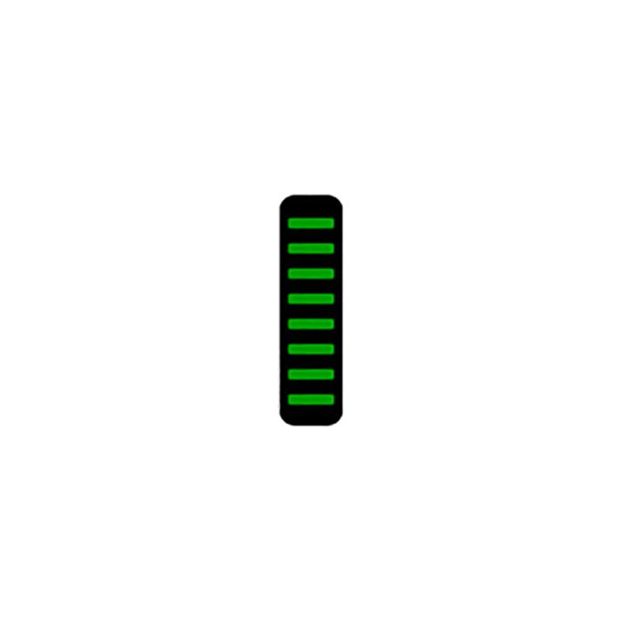 Rrp proguard brida para cables - trasera - pegatina - verde