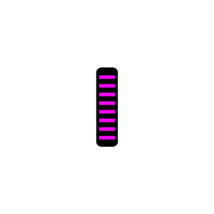 Rrp proguard brida para cables - trasera - pegatina - magenta
