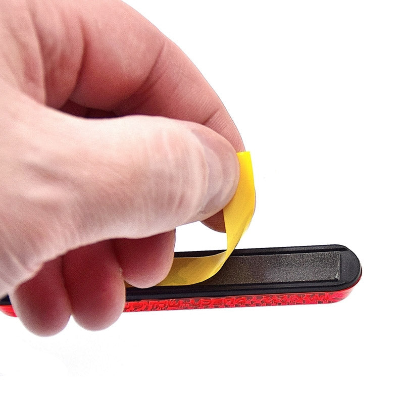 Busch Muller Reflector Strip Asiento autoadhesivo Post Red