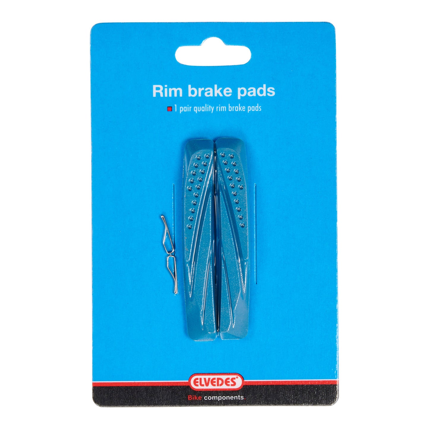 Elvedes bloque de freno de goma en v frenado de 72 mm de carbono (1pr)