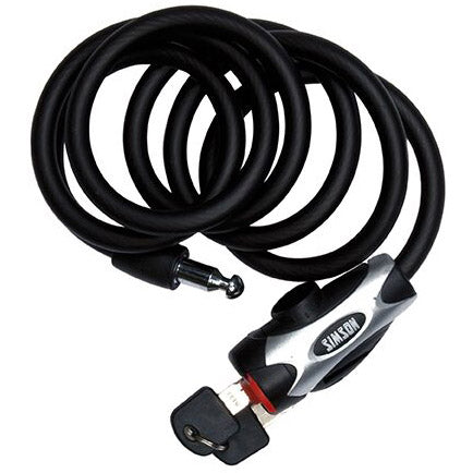 Simson Cable Lock Lock Pro 12x180 Nero