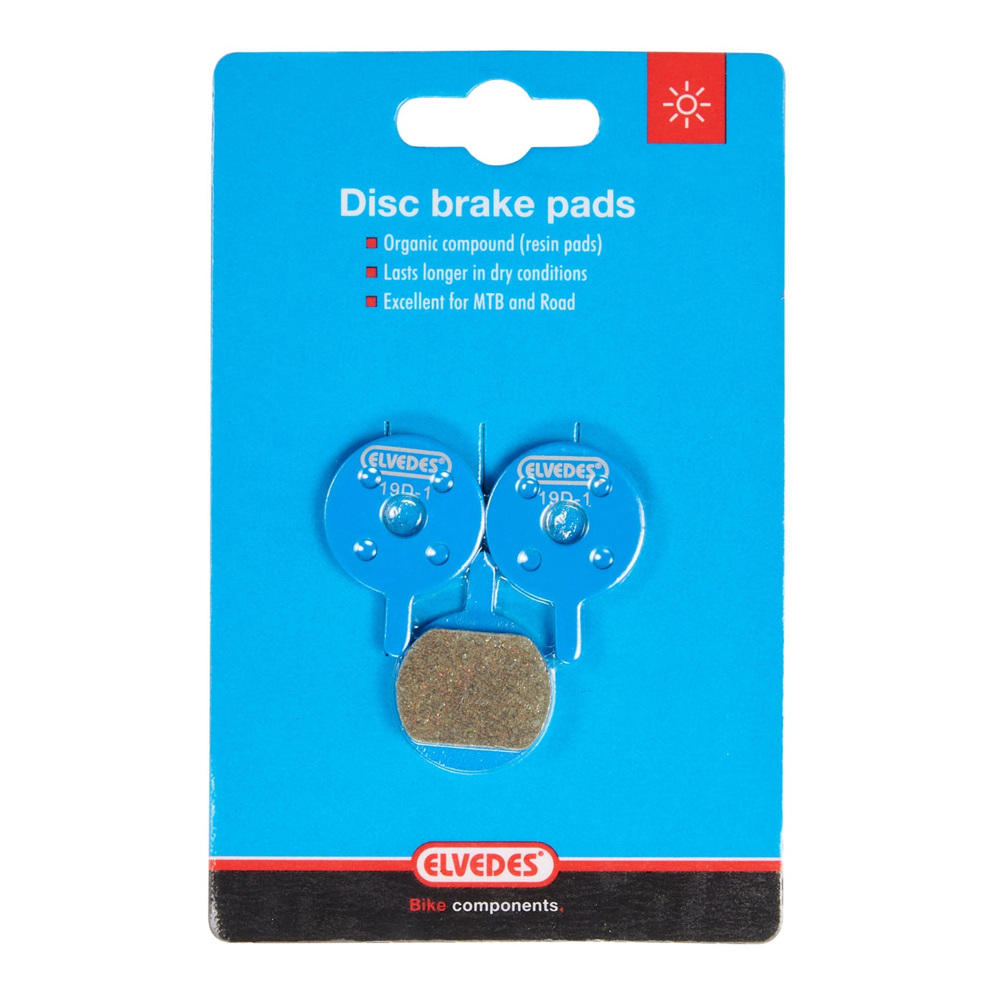 Conjunto de bloque de freno de disco Elvedes Organic Promax DSK-400, DSK-601J, XNINE (1 par)