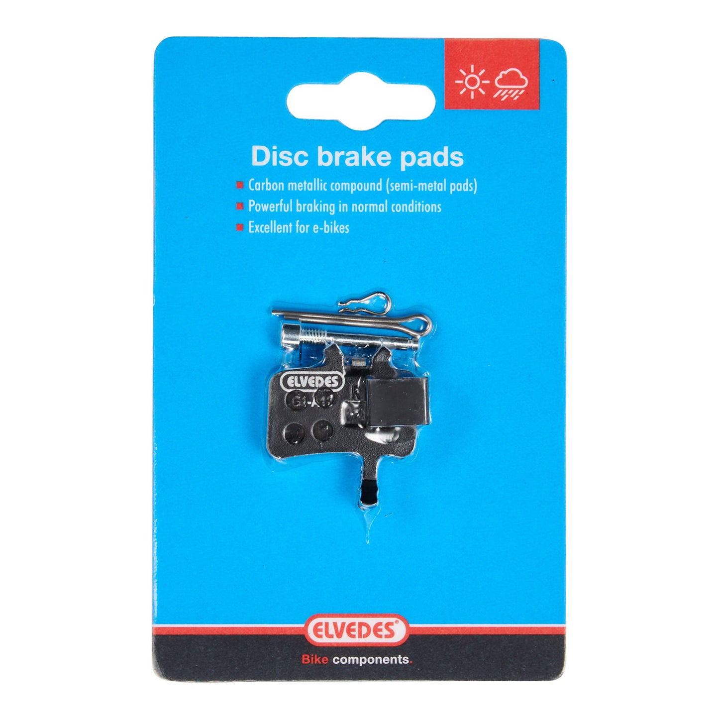 Juego de pastillas de freno de disco carbono metalizado Avid mech.