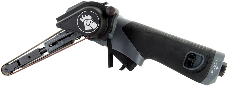 Lijadora de banda roja industrial raster raster roja