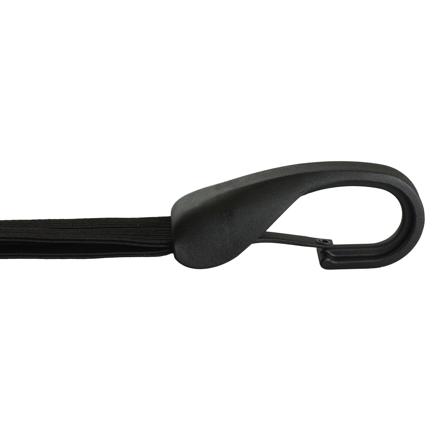 Snelbinder largo con ottimo gancio di sicurezza e 4 pneumatici. nero 57 cm