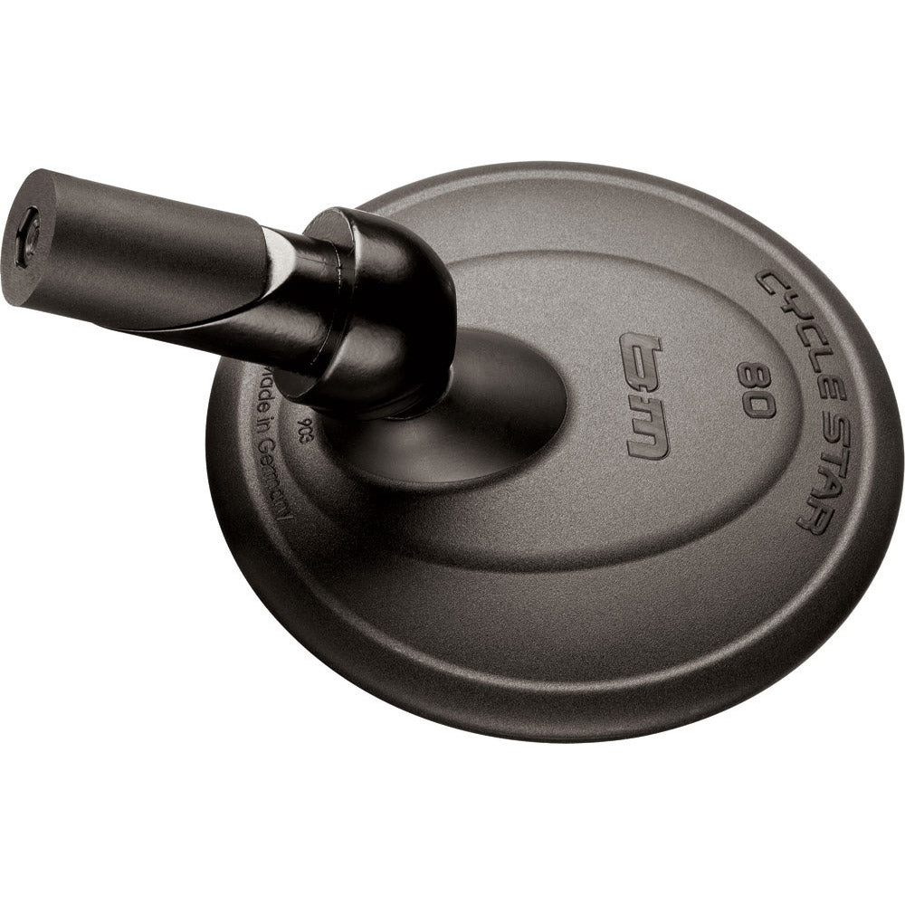Busch + müller busch m�ller spiegel rond in stuur 80mm zwart
