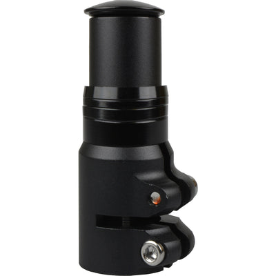 adapter 28,6 50 28,6 mm mat zwart