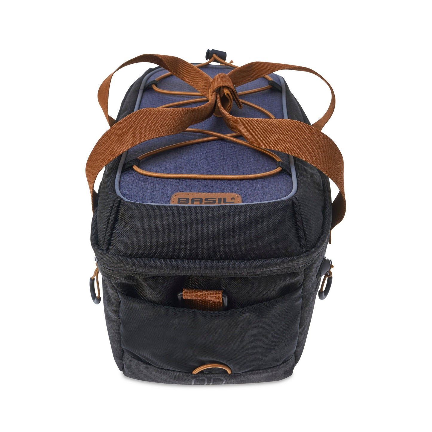 Basil Miles Trunkbag - Borsa per il comportamento del bagaglio - Unisex - Bicycles - Nero