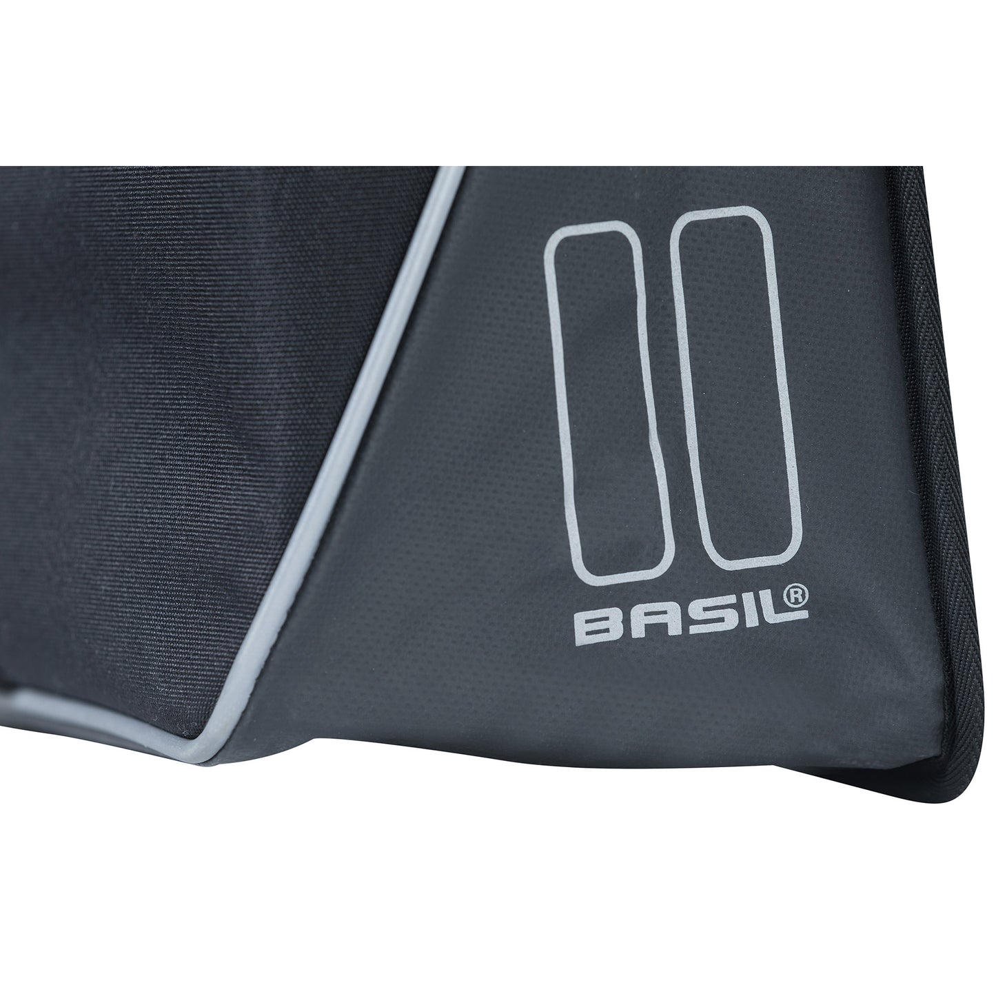 Basil Forte Double Bicycle Borsa, nero nero, acqua -repellente, 35L