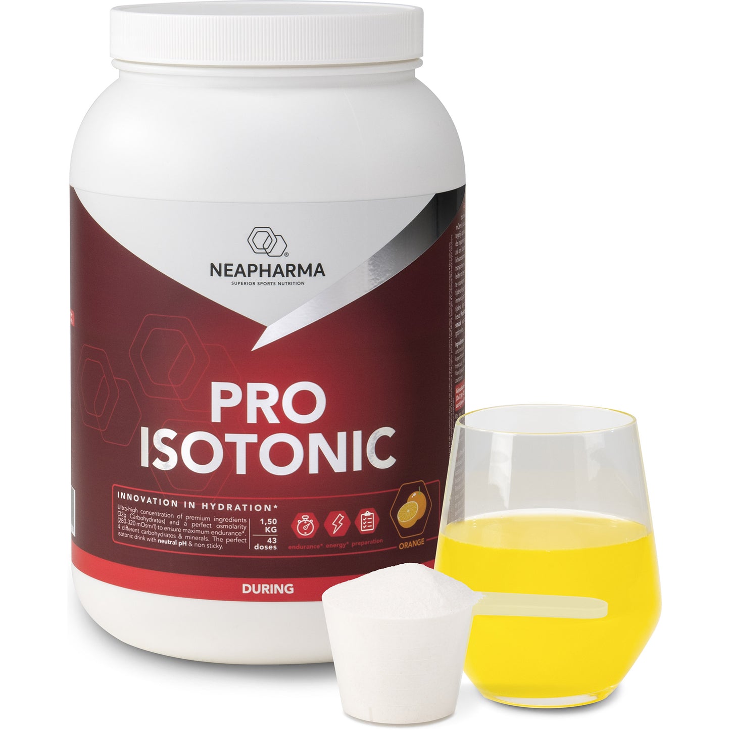 Neapharma Neapharma in polvere isotonico arancione isotonico pentola 1,5 kg