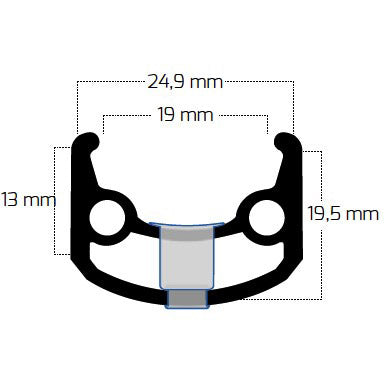 Bobike Ryde Velg Sputnik 28 622 36G 14G CNC Negro