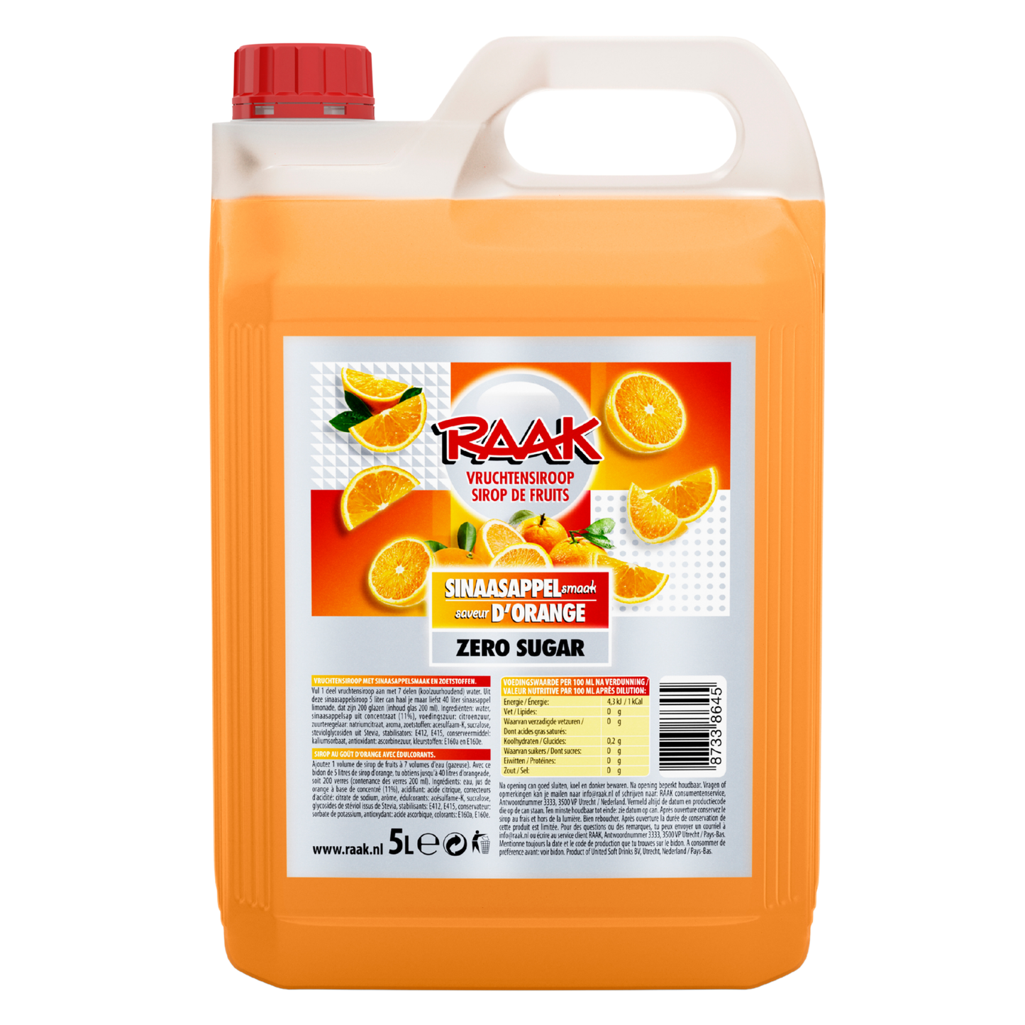 Touch sciroppo di frutta zero zucchero arancia (5 litri)