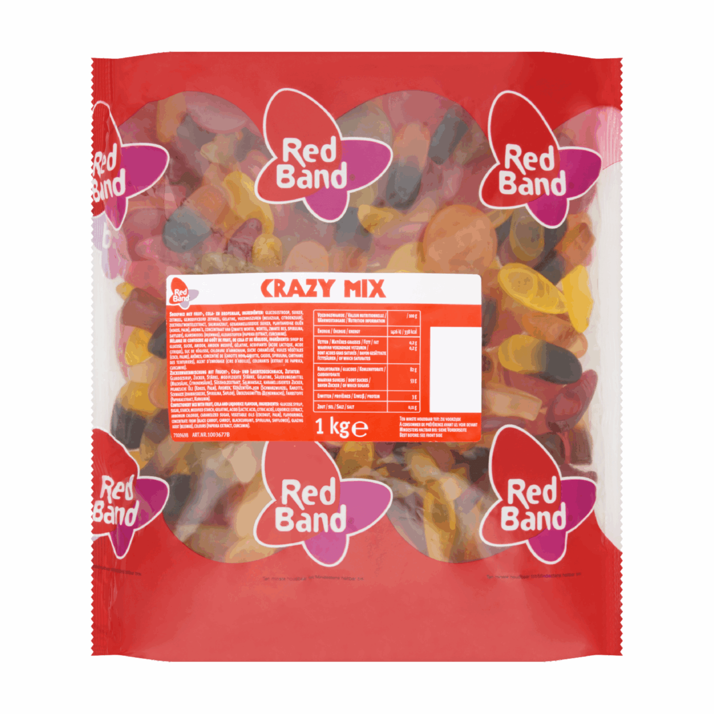 Mix pazzo di fasce rosse (6x 1kg)