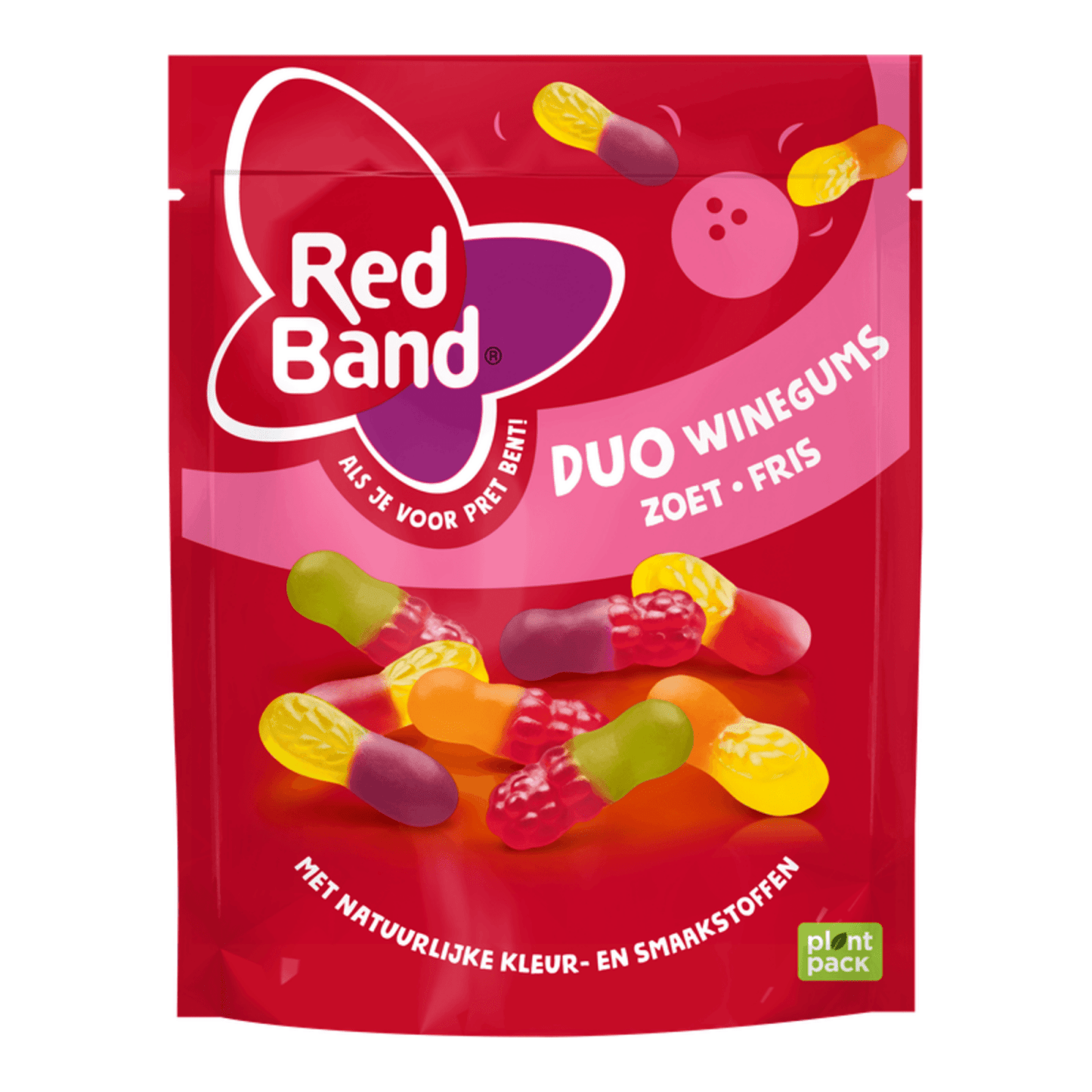 Red band duo gomma da masticare al vino sacchetto dolce e fresco (10x 215g)