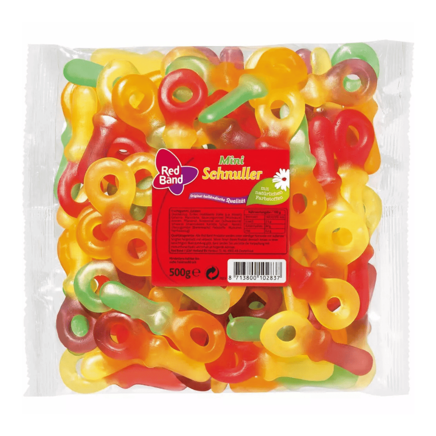 Fruchtgummi schnuller a fascia rossa (12x 500gr)