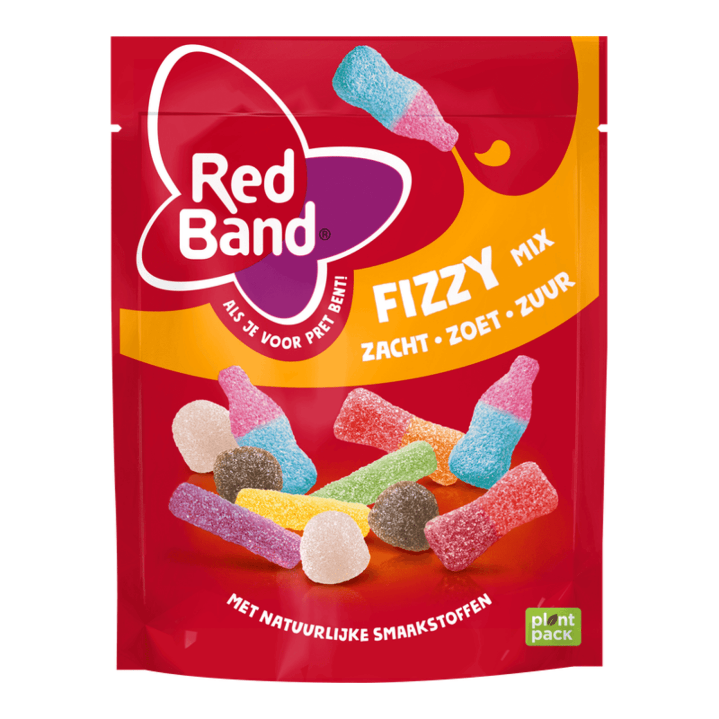 Bolsa gaseosa de mezcla de caramelos de banda roja (10x 215 g)