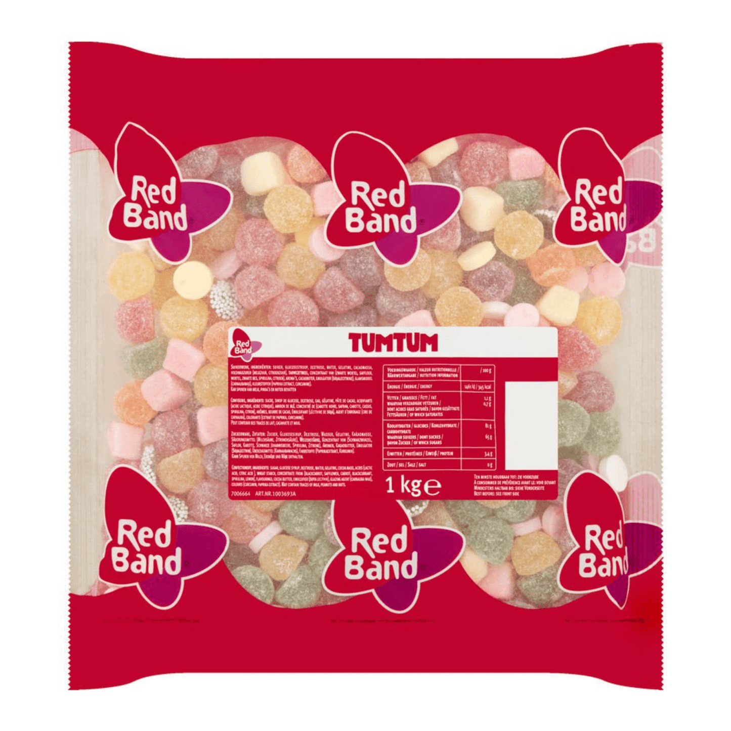 Fascia rossa tum tum (6x 1kg)