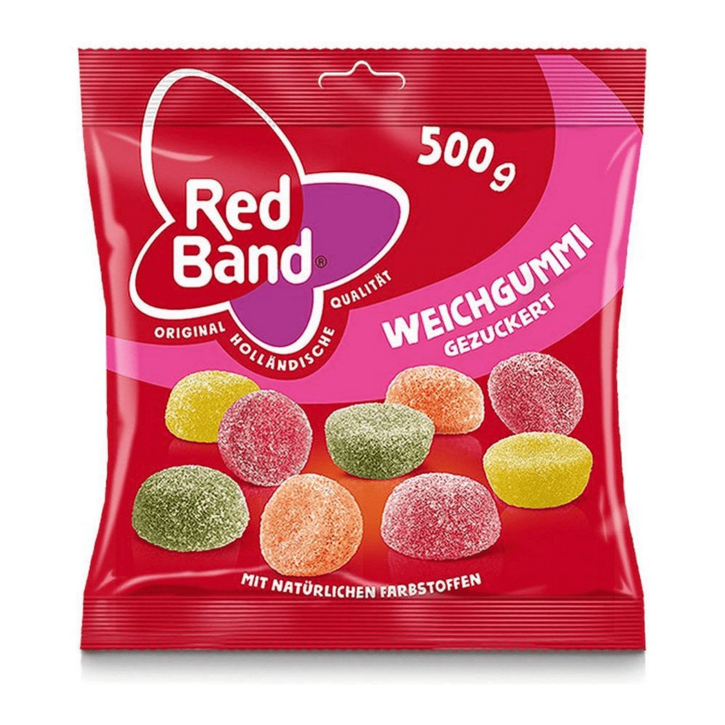 Banda rossa weichgummi zuckert (12x 500gr)
