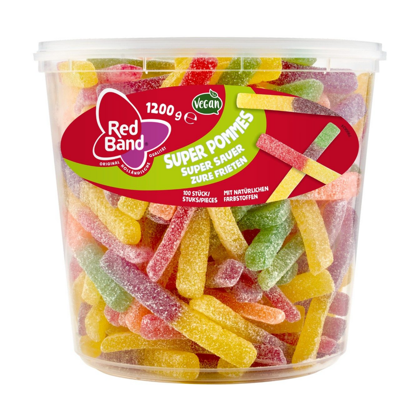 Papas fritas banda roja (100 piezas)
