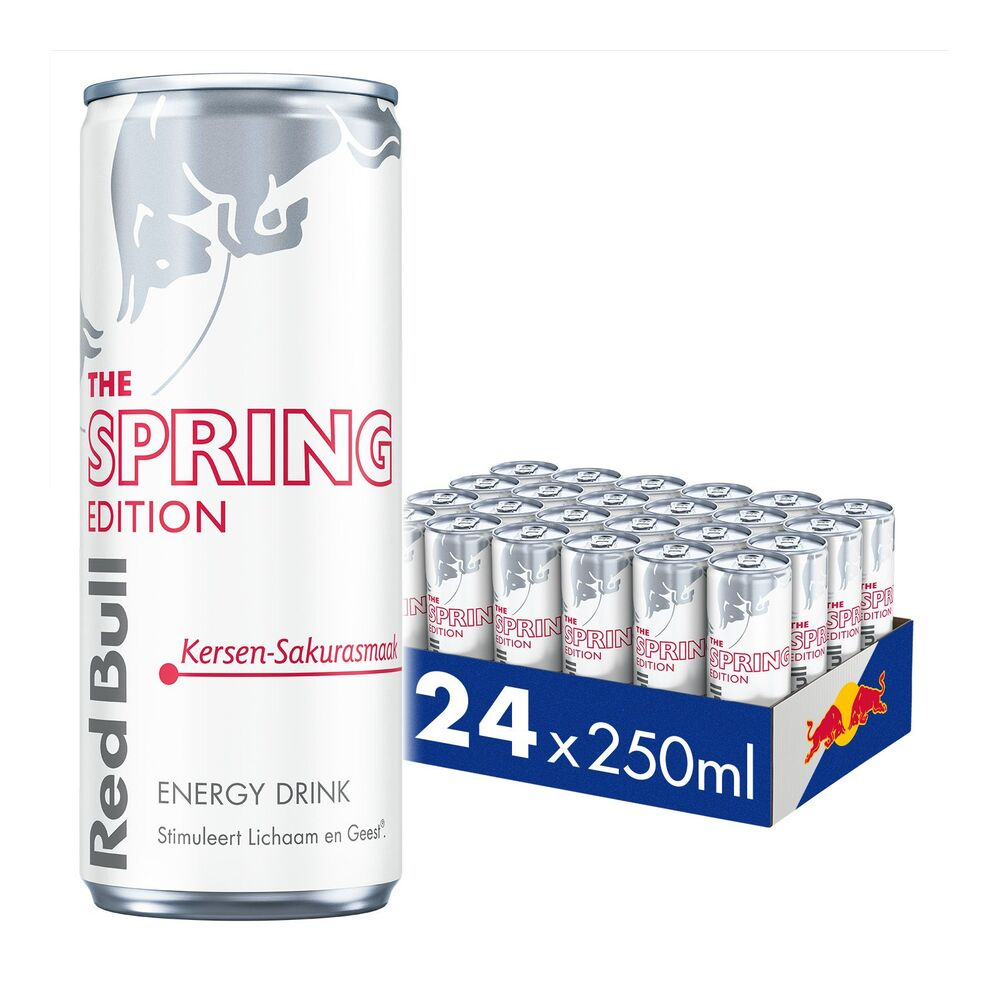 Red bull the spring edition cherry shakura (24x 25cl)