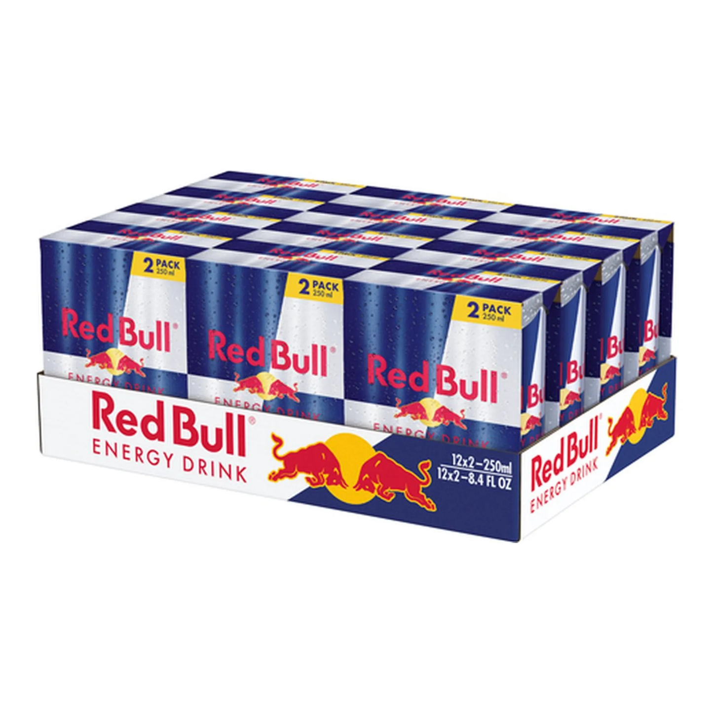 Red bull lata 250 ml (paquete 12x 2)
