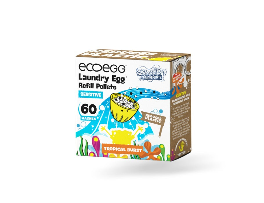 Ecoegg Riemping SpongeBob Tropical Tropical Sensibile 60 lavaggi
