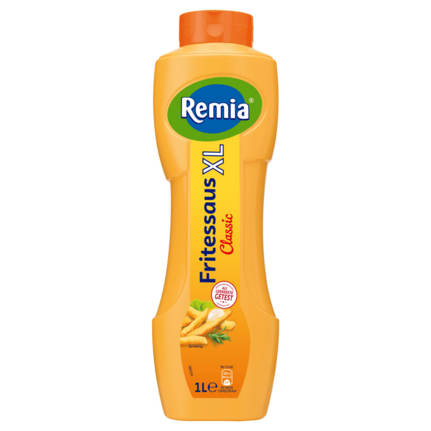 Remia salsa per patatine fritte classica xl tubo (1000ml)