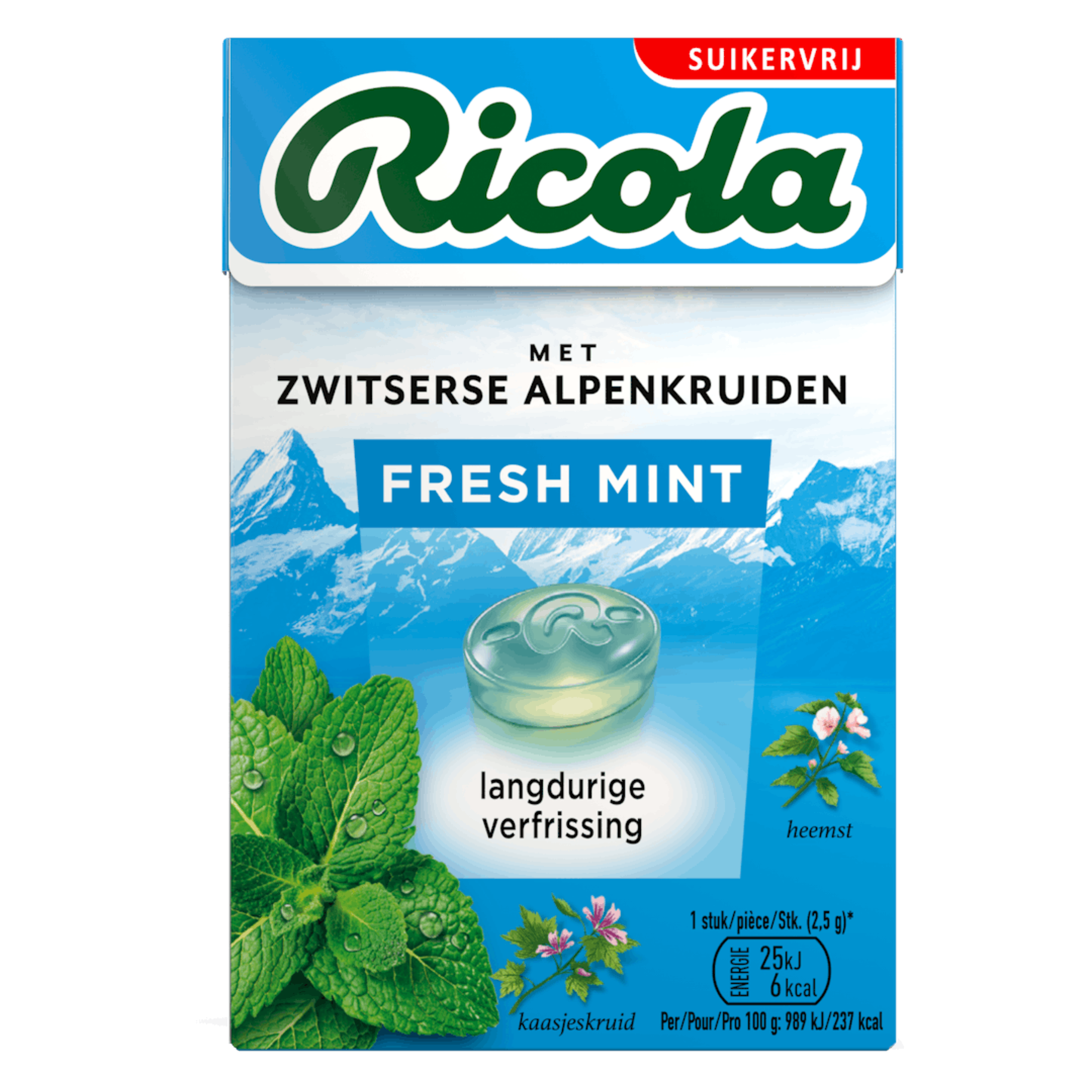 Ricola scatola menta fresca (20x 50gr)