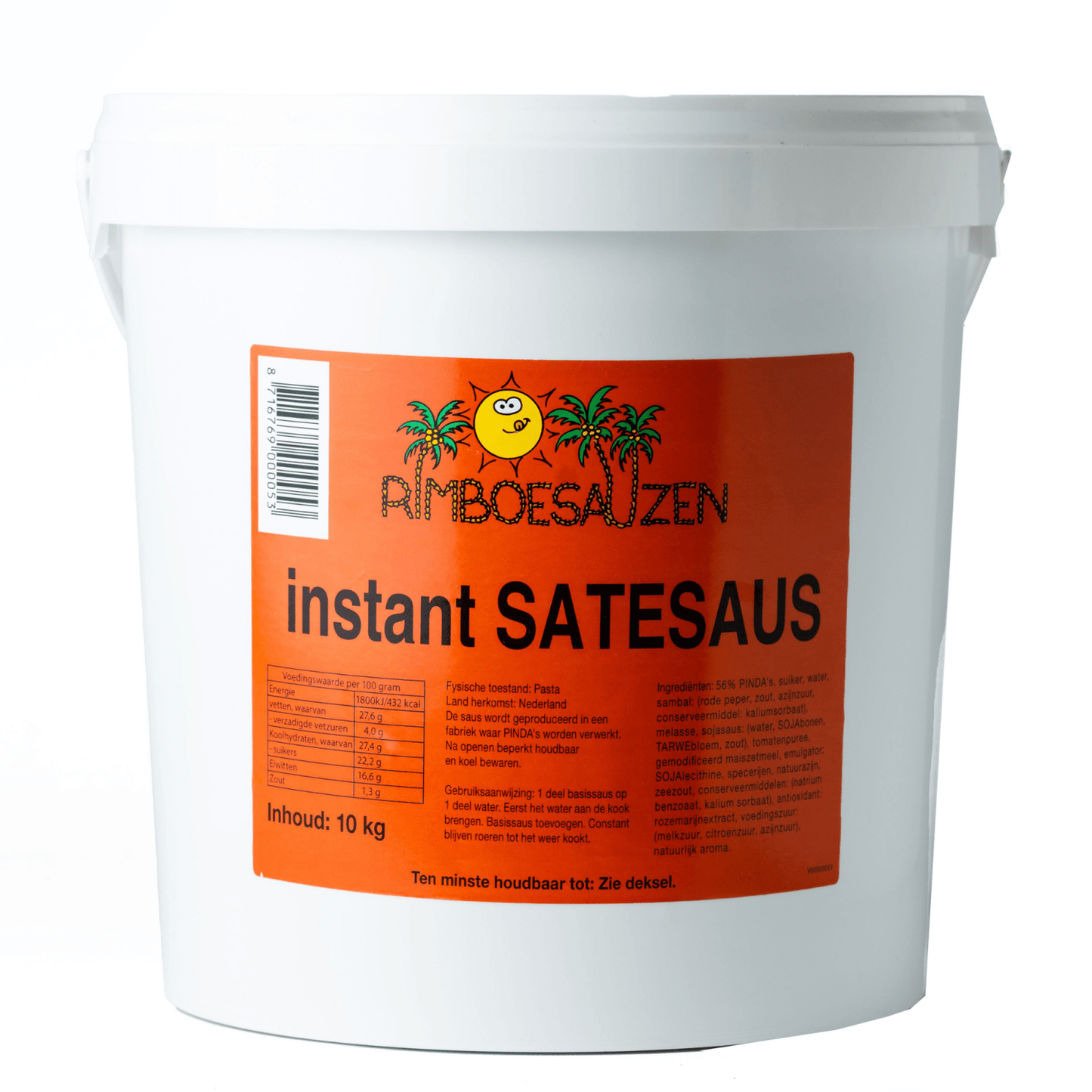 Salsa satay rimboe istantanea (10kg)