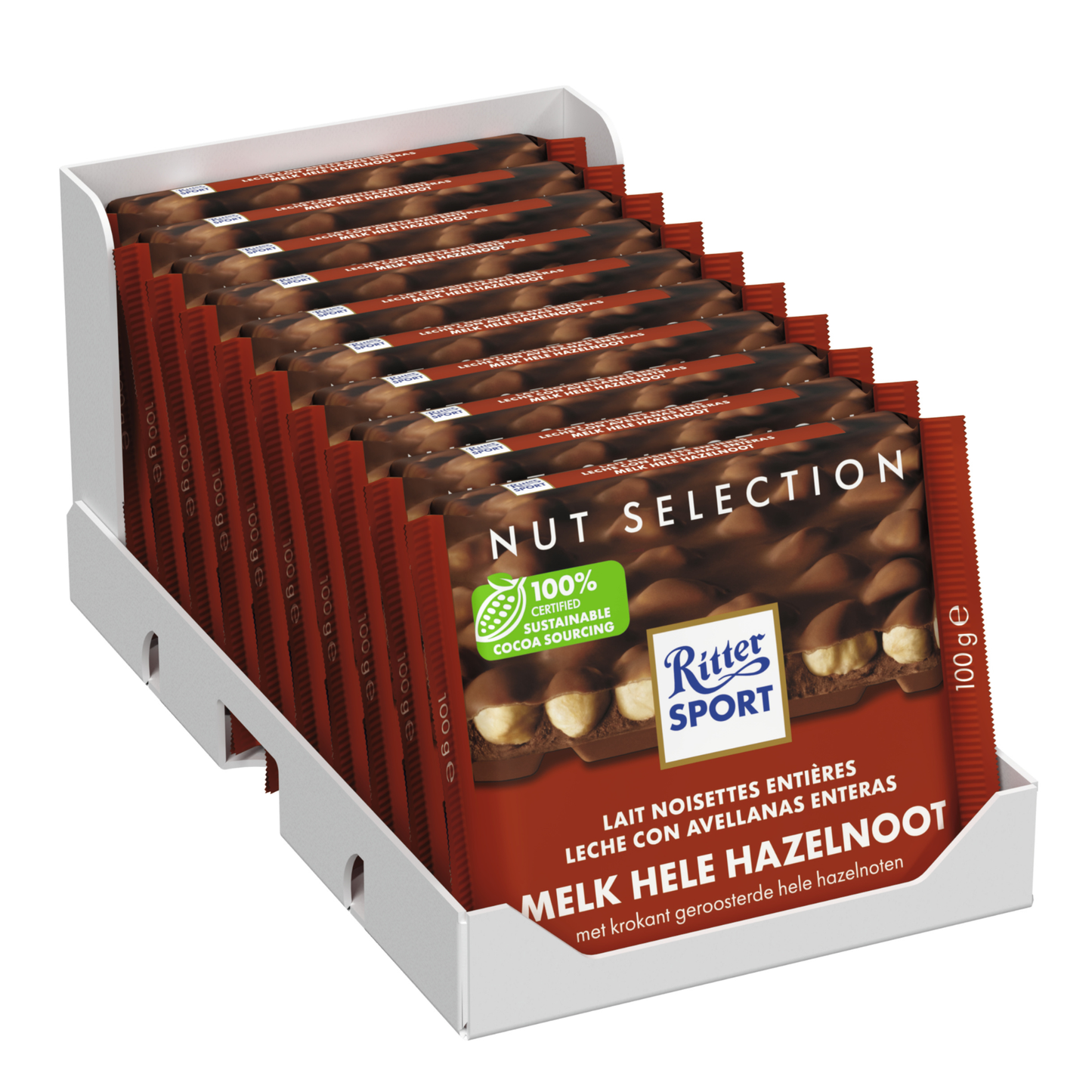 Leche deportiva Ritter avellanas enteras (10x 100gr)