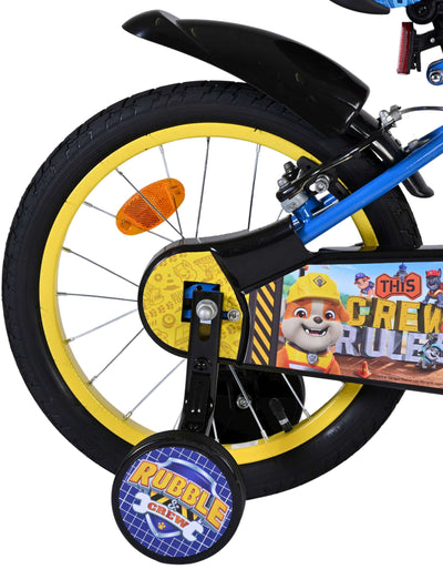 Rubble crew kinderfiets - jongens - 16 inch - blauw - twee handremmen