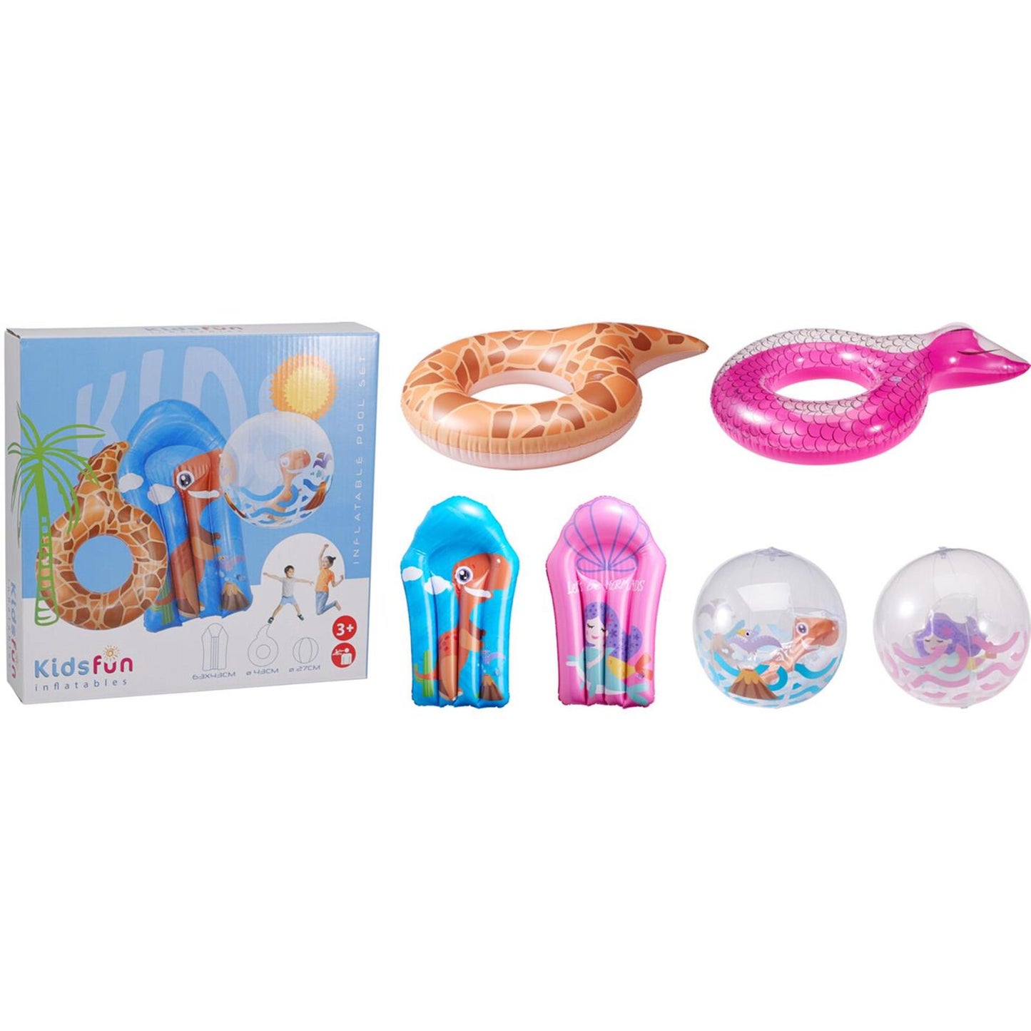 Set gonfiabile di 3 pezzi