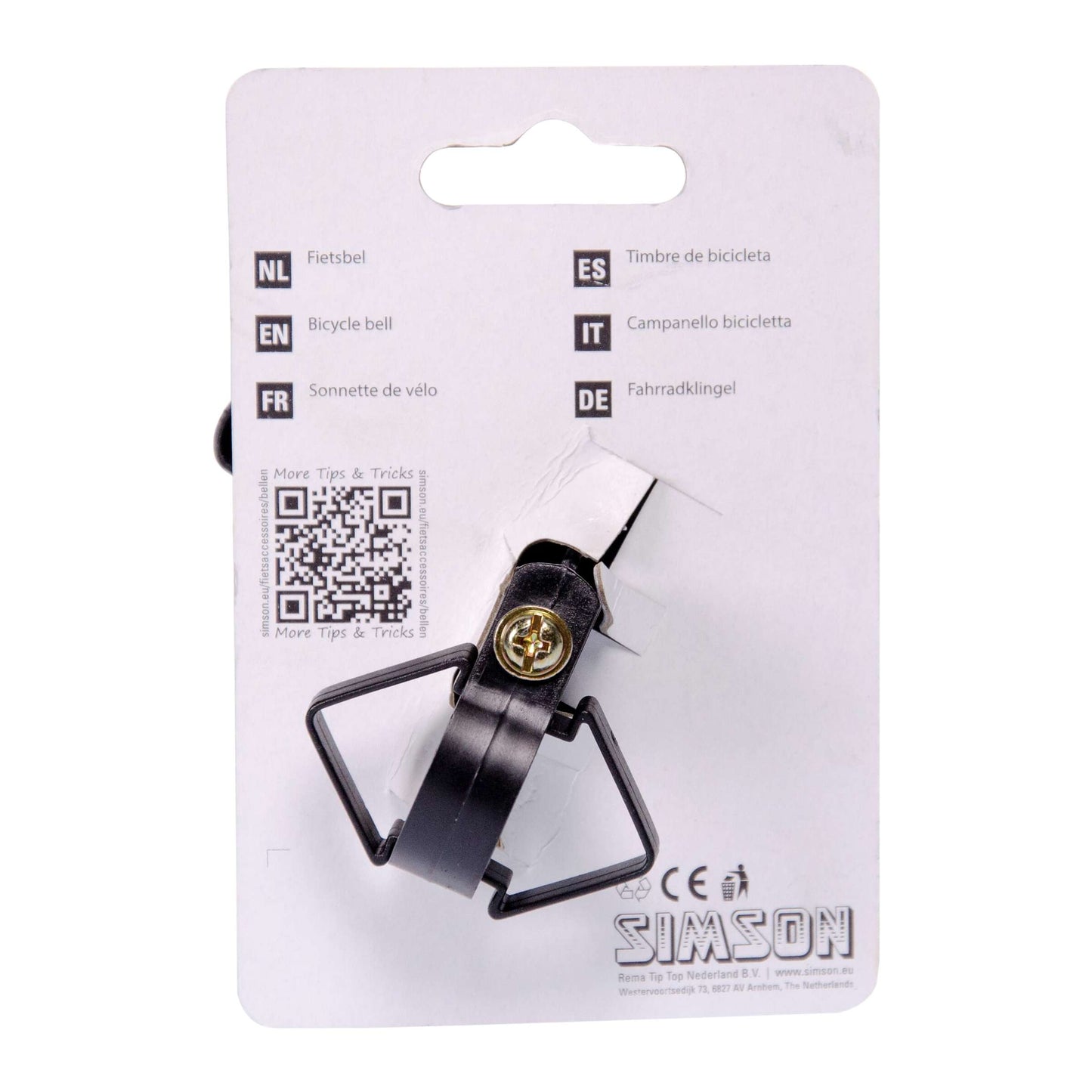 Simson Bicycle Bell Bell Ibrido Nero nel menu